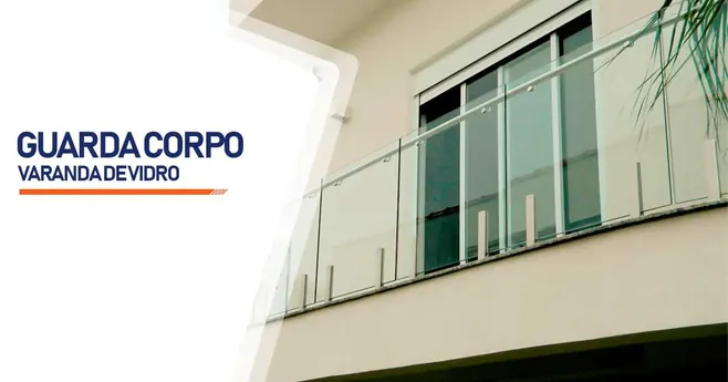 Guarda corpo de vidro para varanda