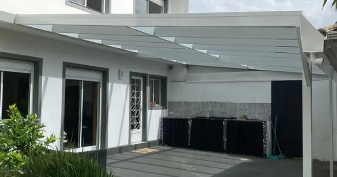 Telhado de vidro para garagem